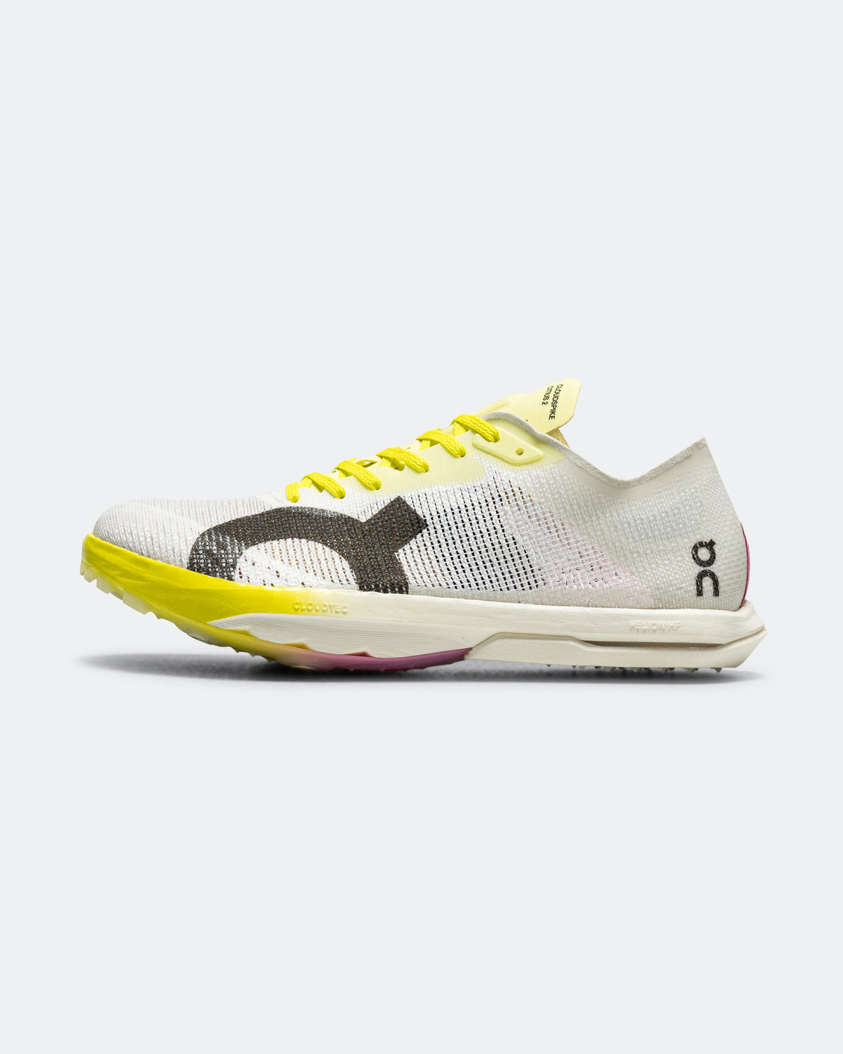 Mens Cloudspike Citius 2 - White/Raspberry